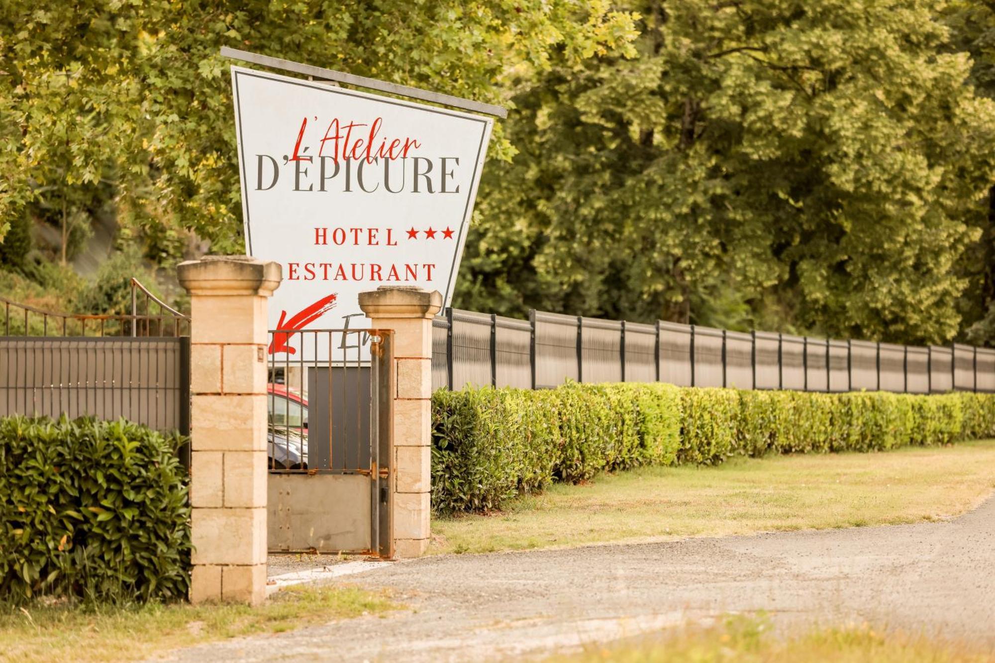 Boutique-Hotel Restaurant L'Atelier D'Epicure Logis Castels Bagian luar foto